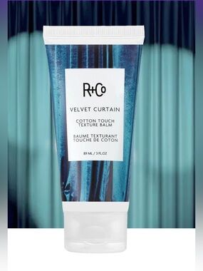 $34 Authentic R+Co VELVET CURTAIN Cotton Touch Texture Hair Balm 89 ml/ 3 FL.OZ